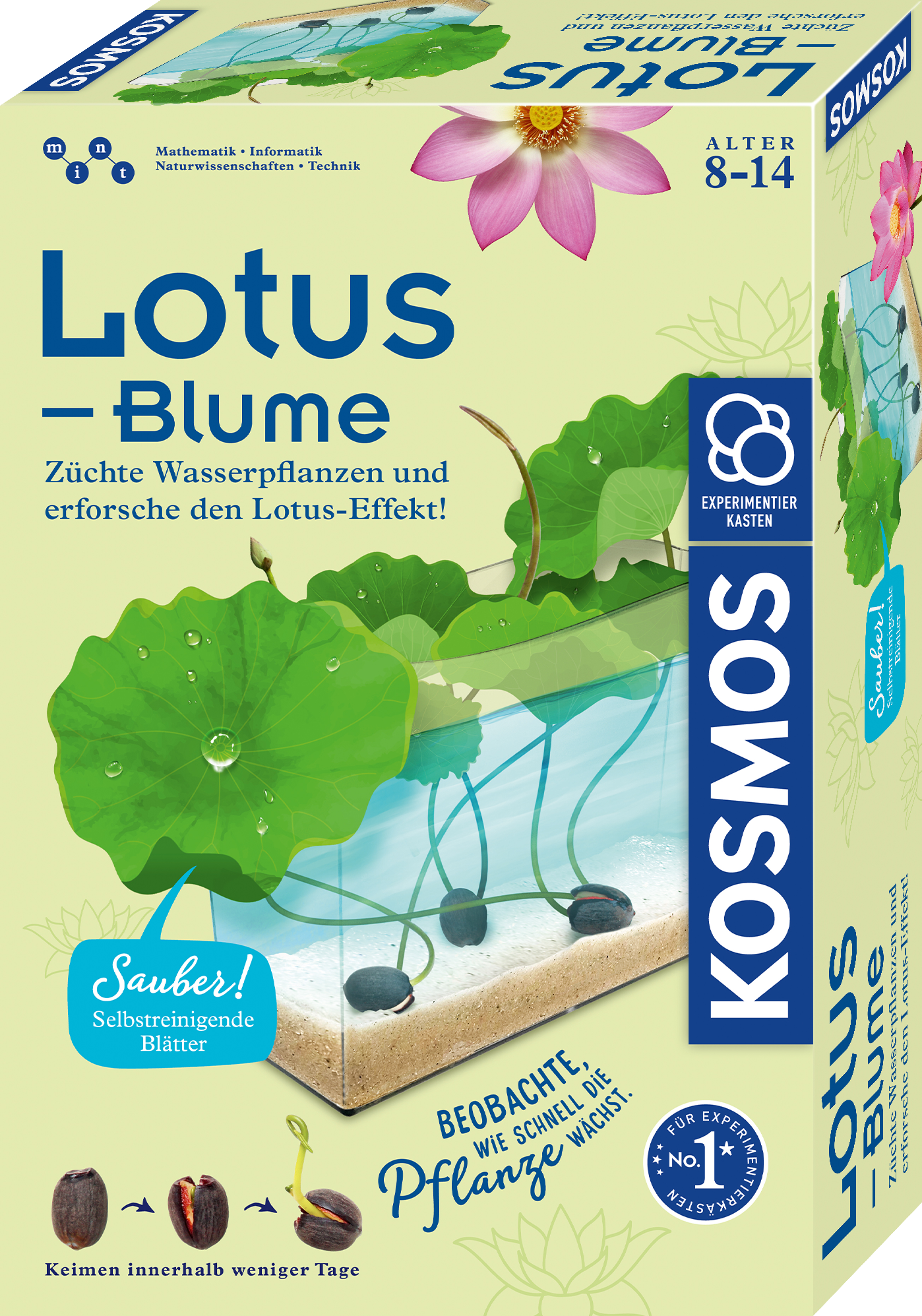 kosmos-lotus-blume-experimentierkasten-anzuchtset-ab-8 image 1