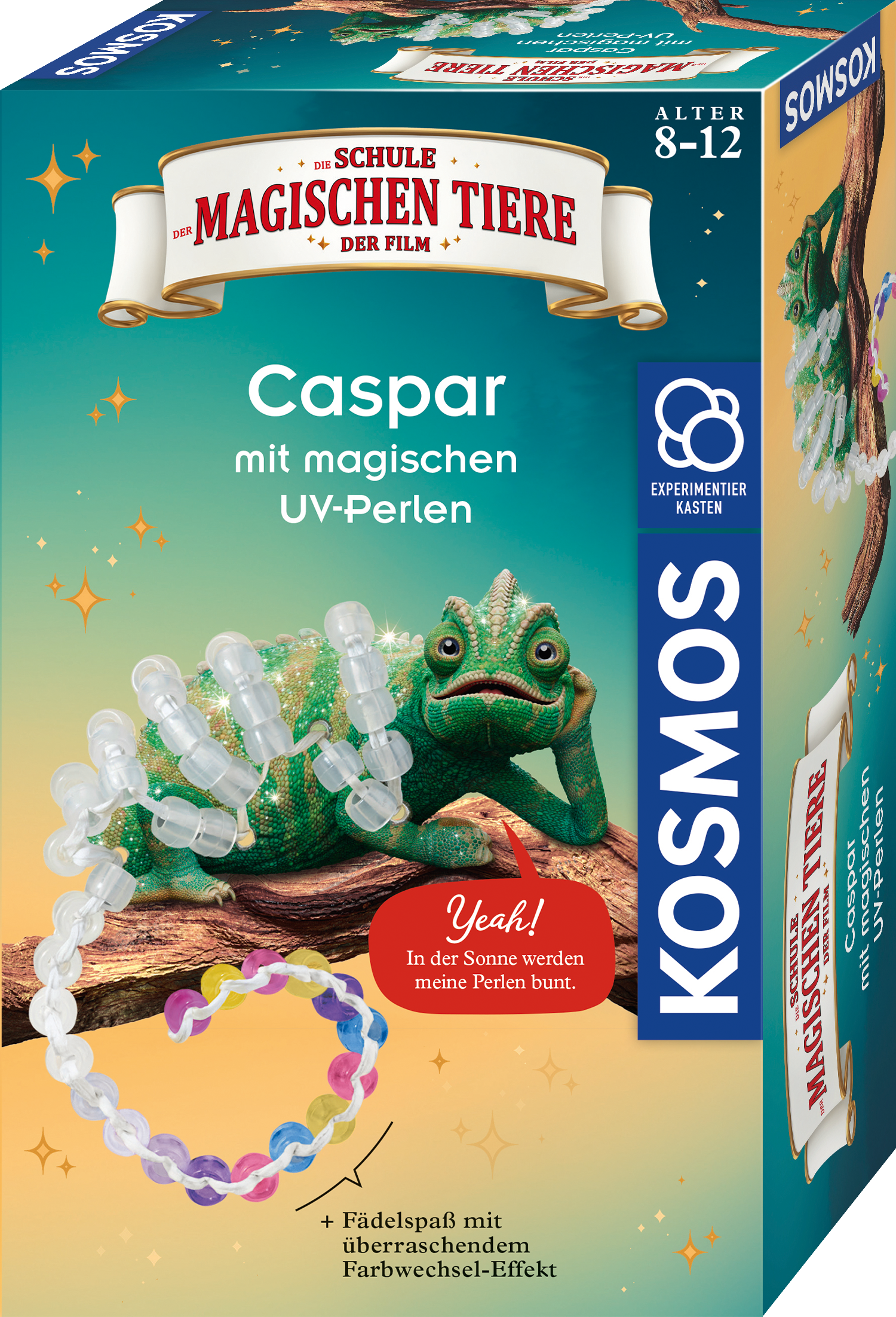 schule-der-magischen-tiere-caspar-bastelset-uv-perlen-cham-leon image 1