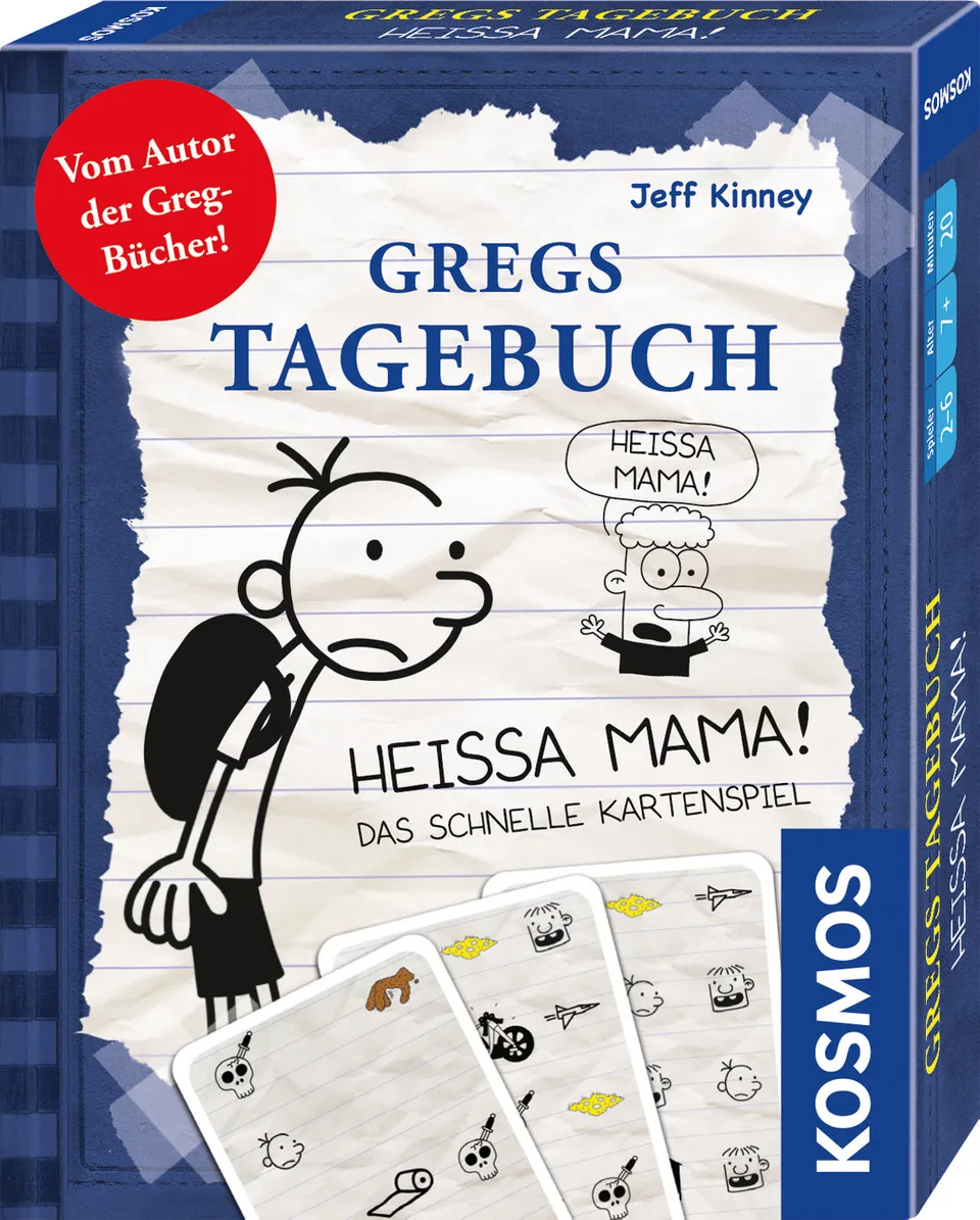kosmos-gregs-tagebuch-heissa-mama-kartenspiel-bluffspiel image 1