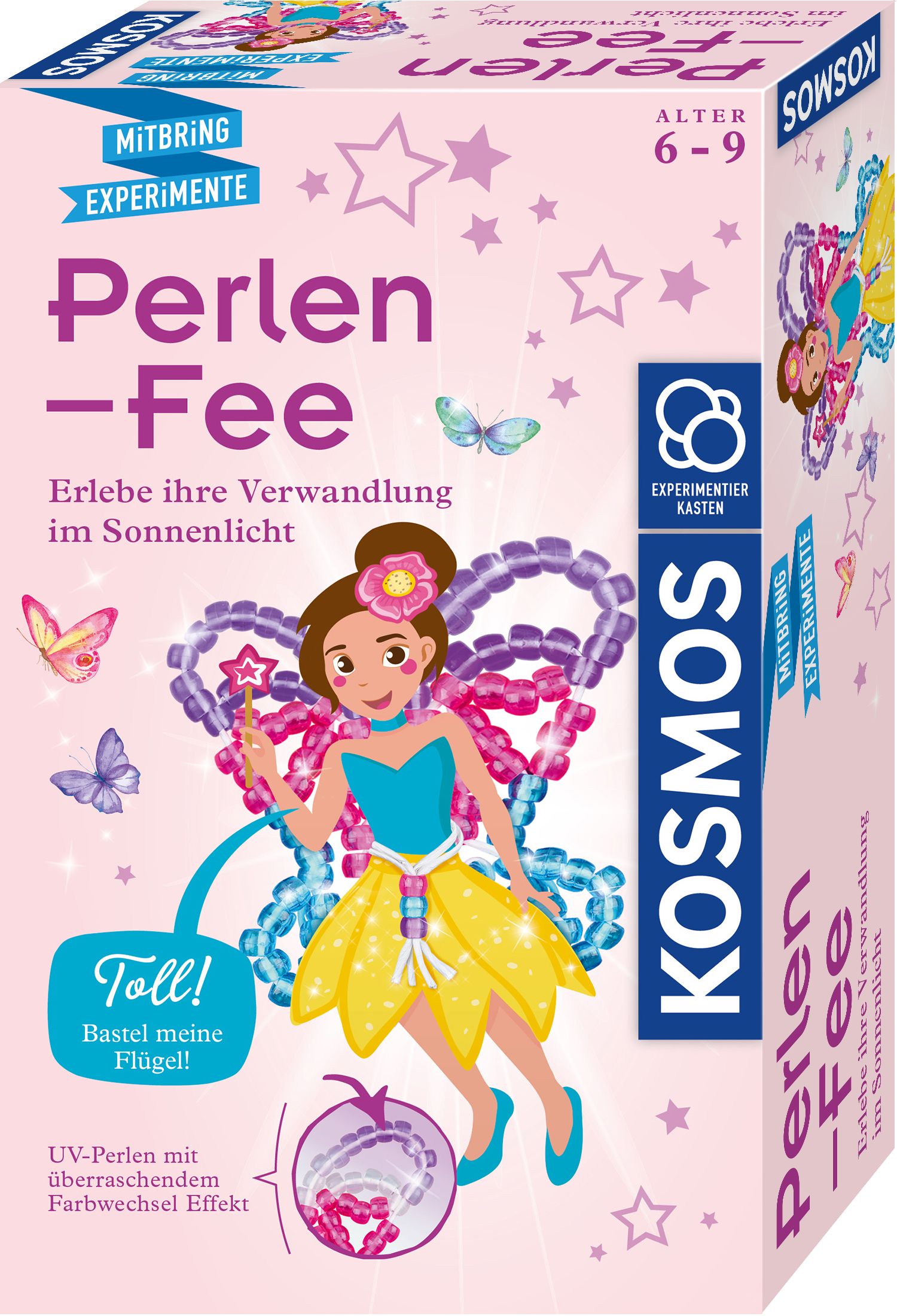 kosmos-perlen-fee-experimentierkasten-bastelset-uv-perlen-6-10-jahre image 1