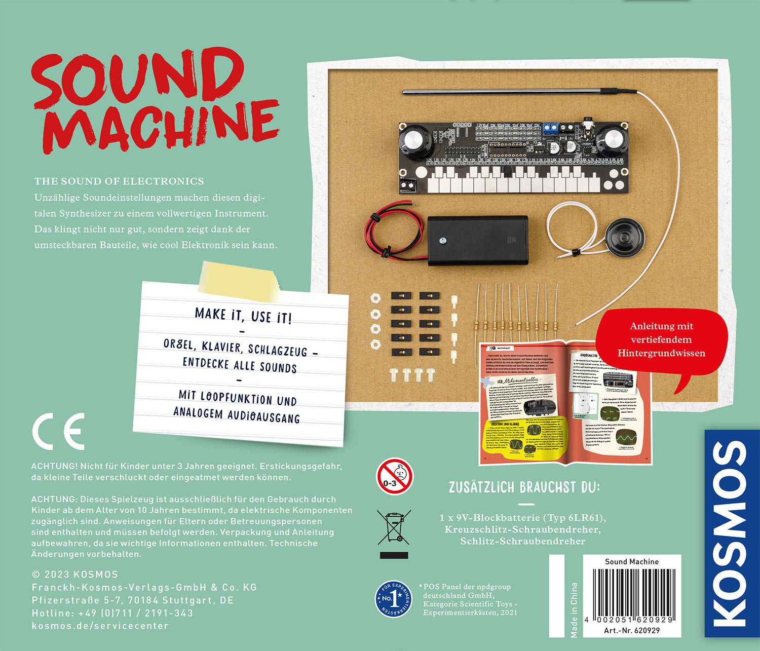 kosmos-sound-machine-experimentierkasten-elektronik-10-14-j image 2