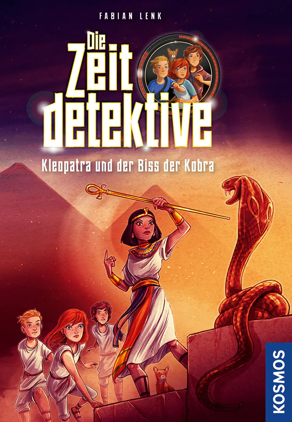 die-zeitdetektive-1-kleopatra-und-der-biss-der-kobra-kinderbuch image 1