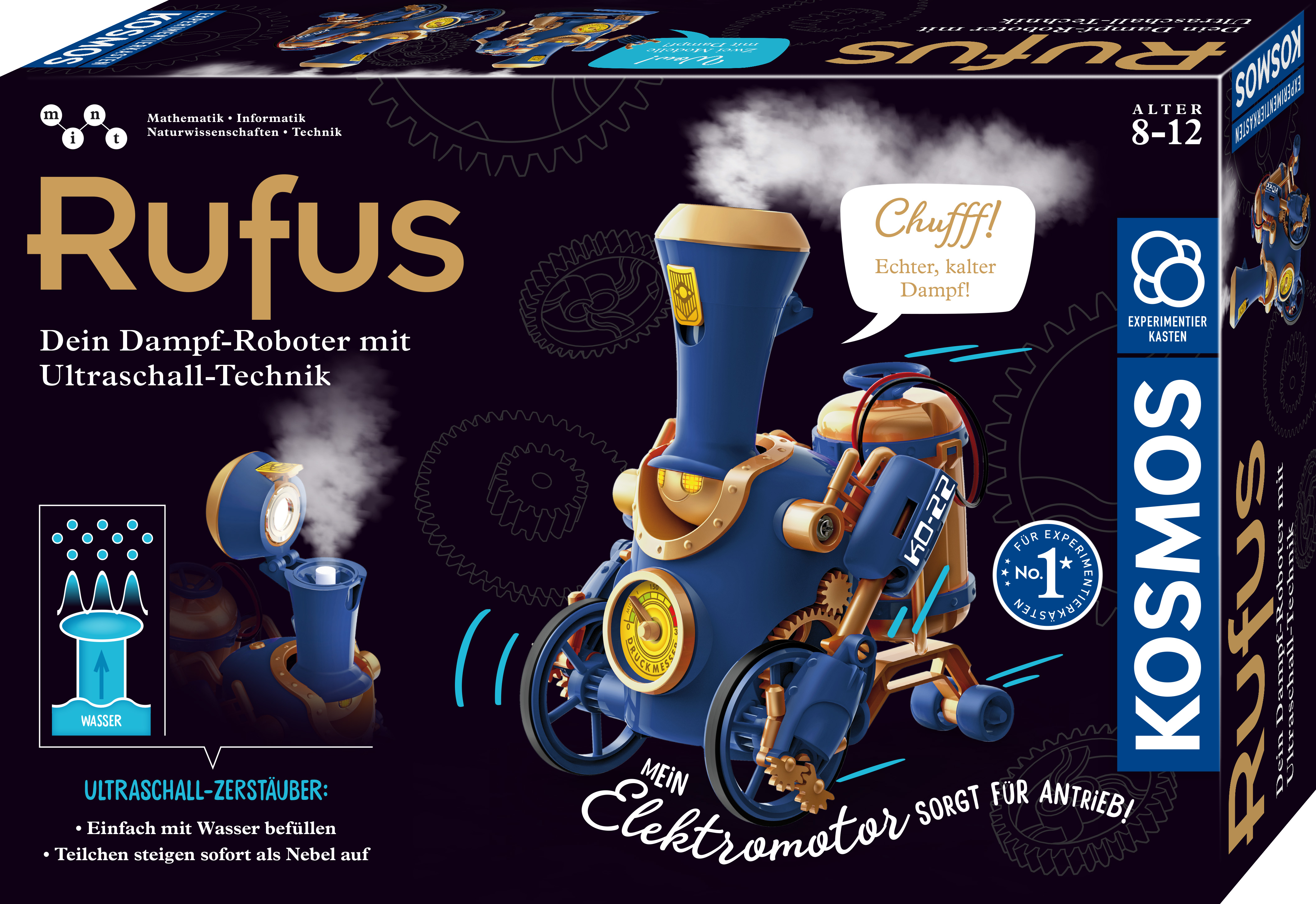 kosmos-rufus-roboter-bausatz-experimentierkasten-dampf-8-14 image 1