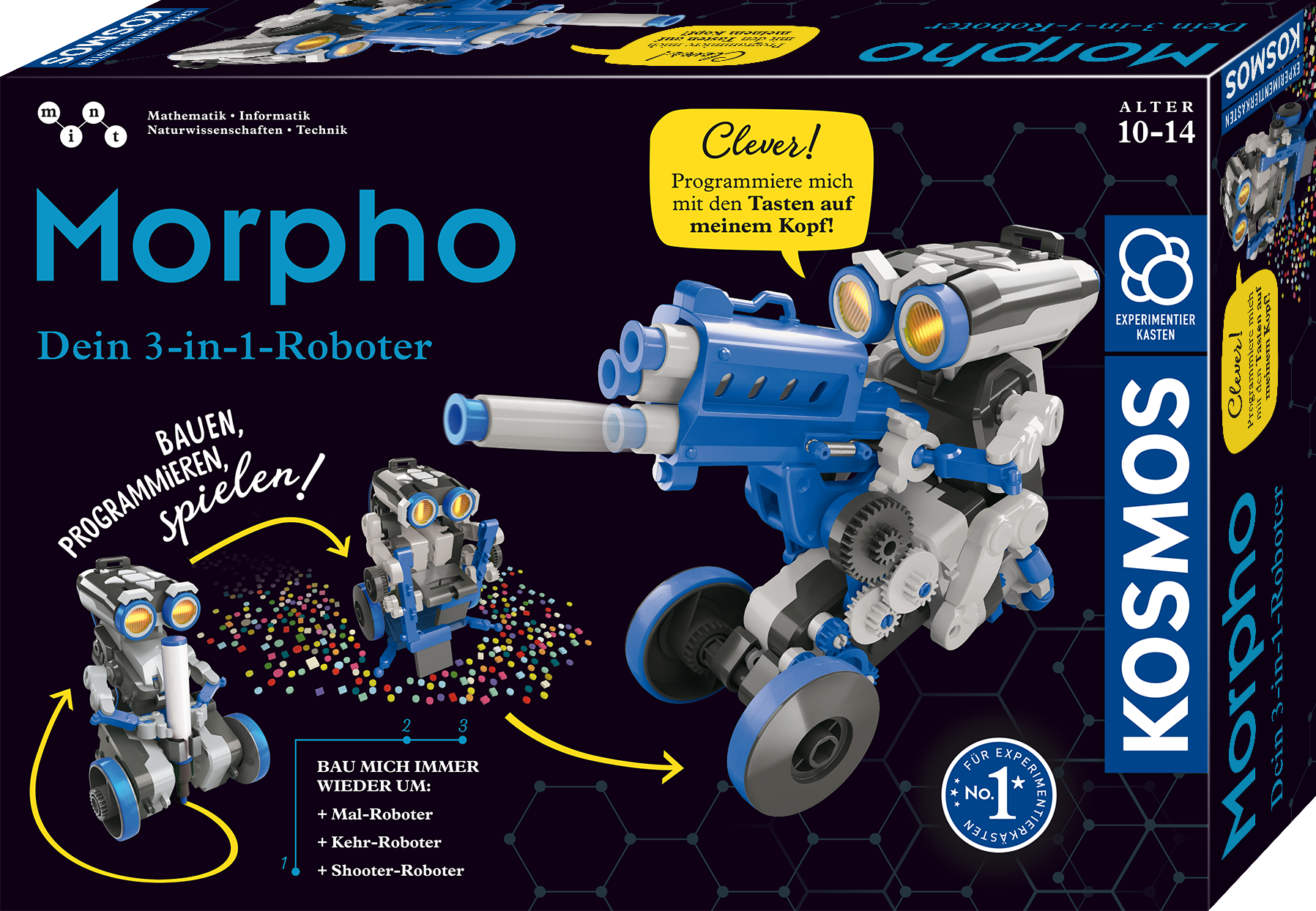 kosmos-morpho-3-in-1-roboter-experimentierkasten-ab-10-jahre image 1