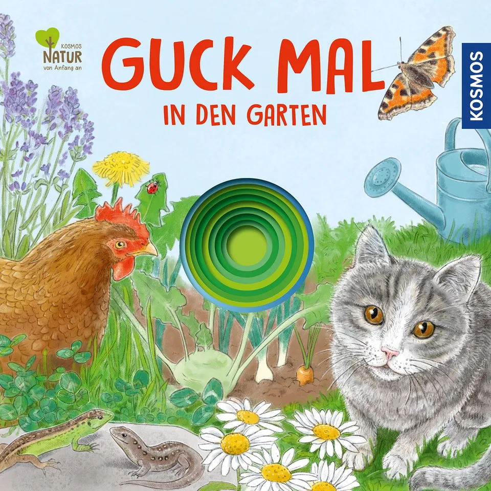 kosmos-guck-mal-in-den-garten-gucklochbuch-pappbilderbuch image 1