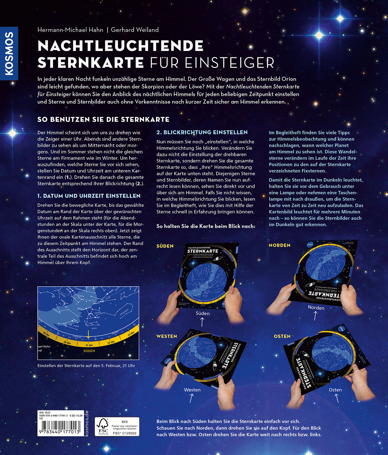 kosmos-nachtleuchtende-sternkarte-f-r-einsteiger-set image 2