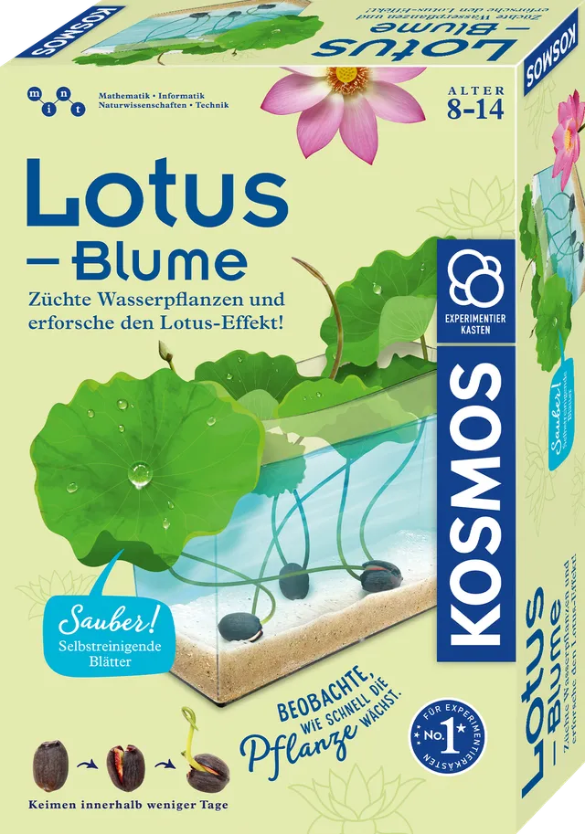 kosmos-lotus-blume-experimentierkasten-anzuchtset-ab-8 image 1