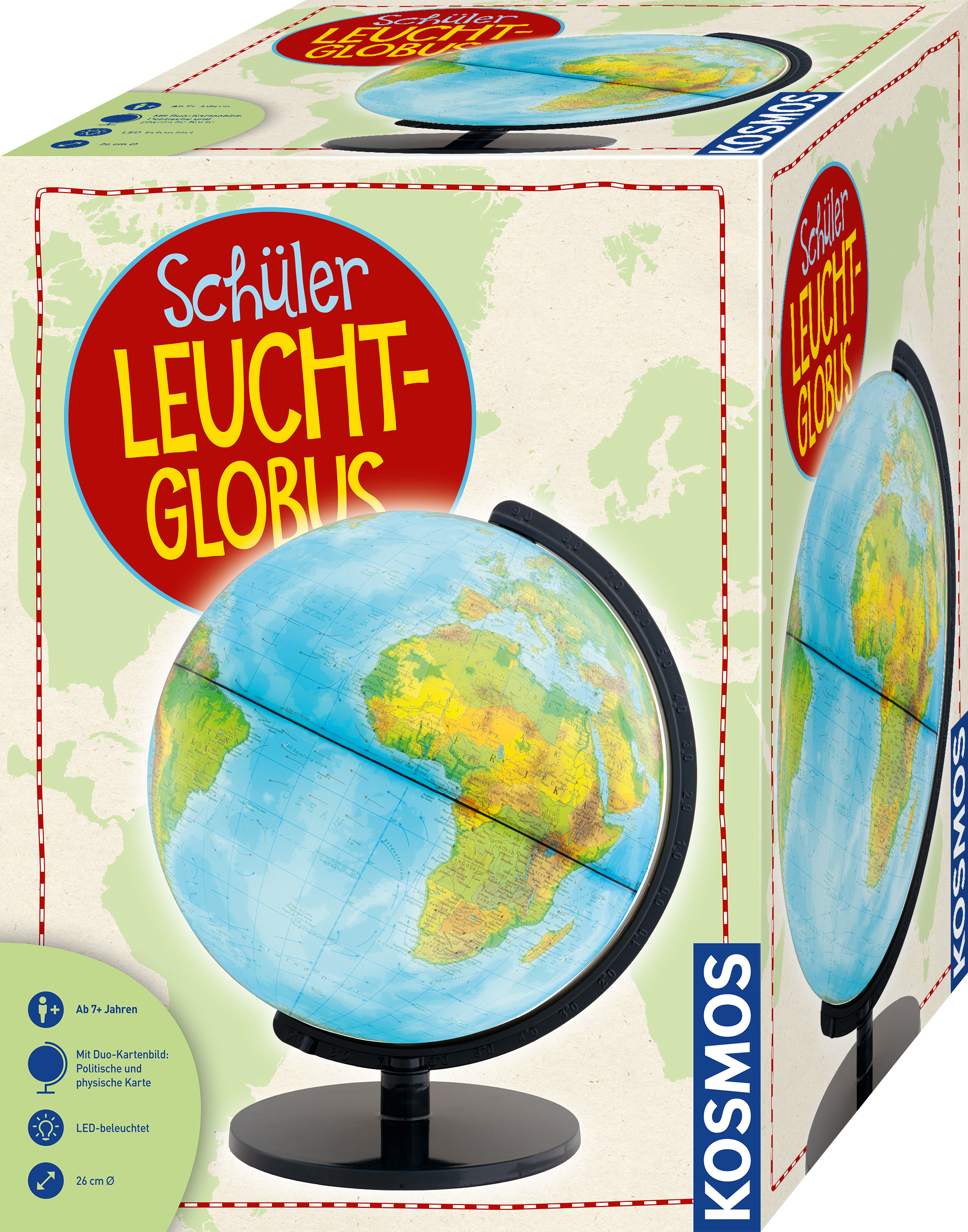 kosmos-sch-ler-leucht-globus-26-cm-globus-beleuchtet image 1