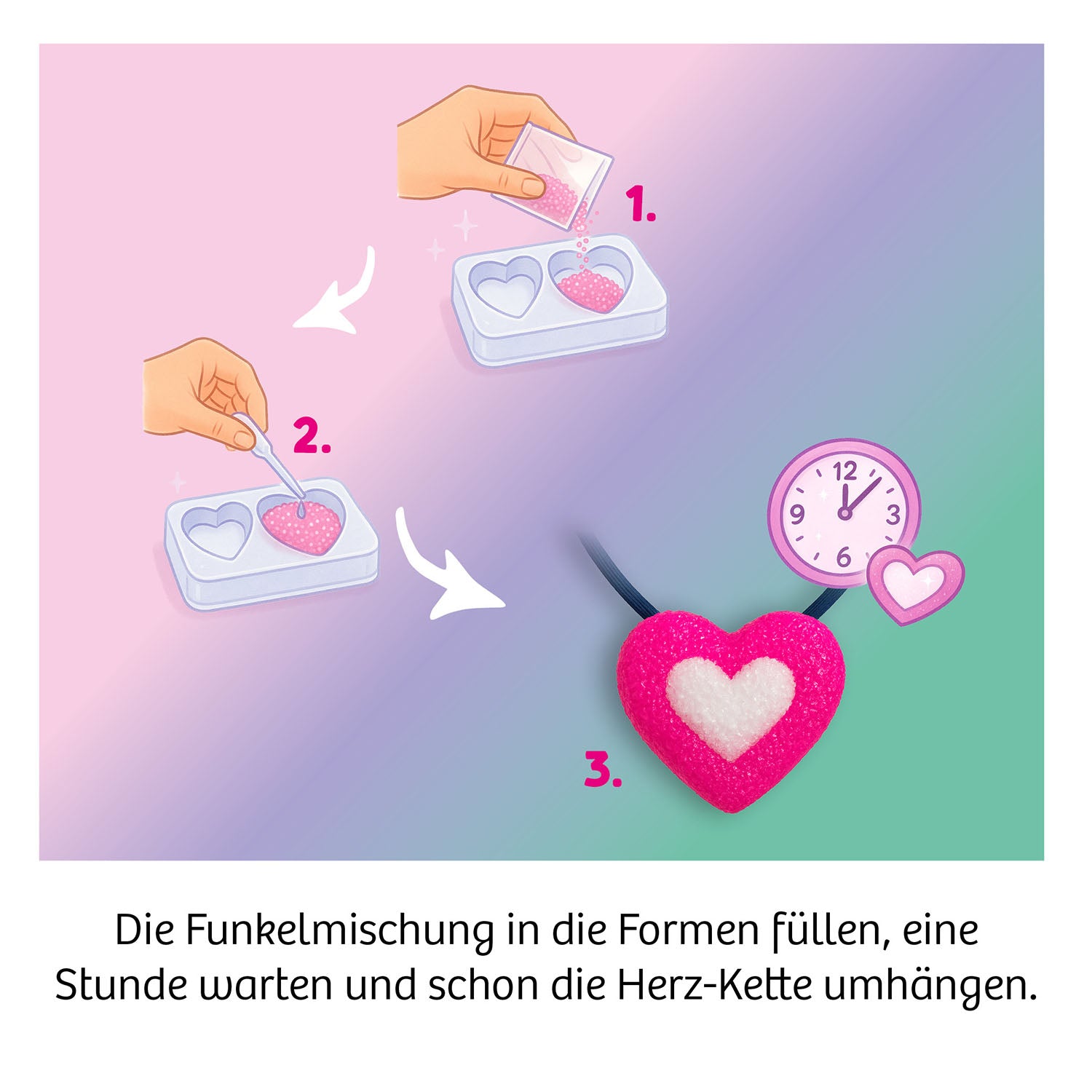 kosmos-funkel-herzen-bastelset-herz-anh-nger-kette image 4