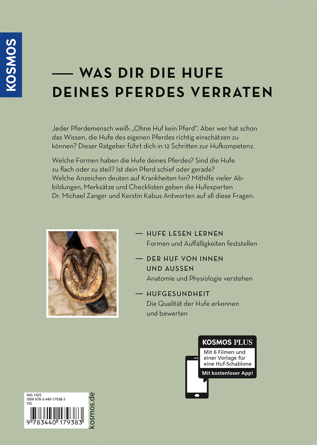 kosmos-hufe-lesen-buch-pferdehufe-huf-form-ratgeber image 2