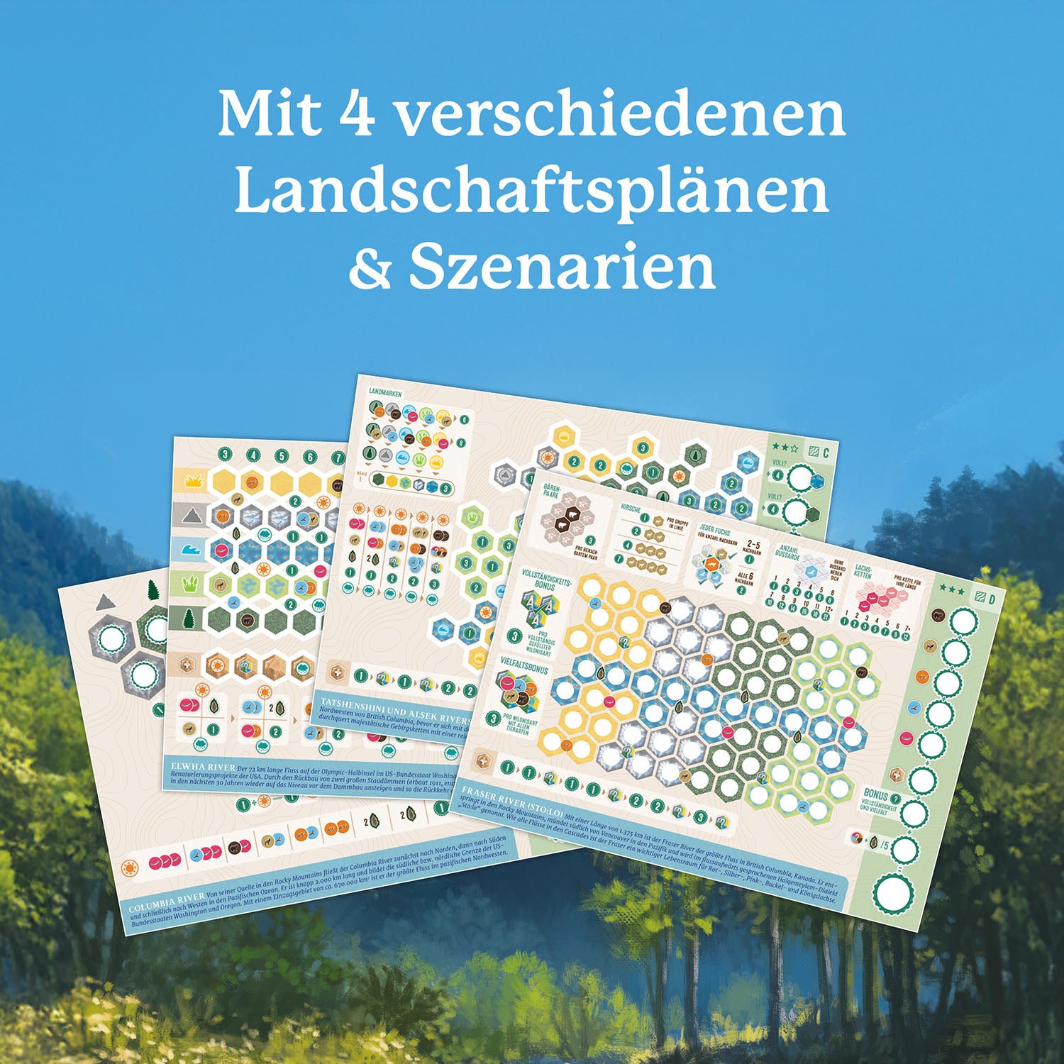 kosmos-cascadia-rolling-rivers-w-rfelspiel-1-4-personen image 5