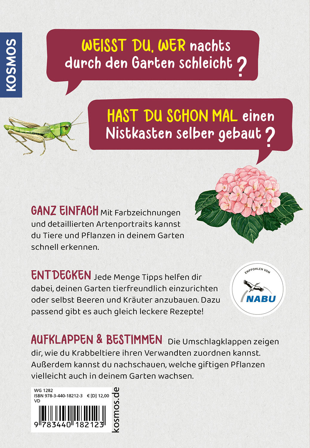 kosmos-was-lebt-im-garten-kindernaturf-hrer-tiere-pflanzen-garten image 2