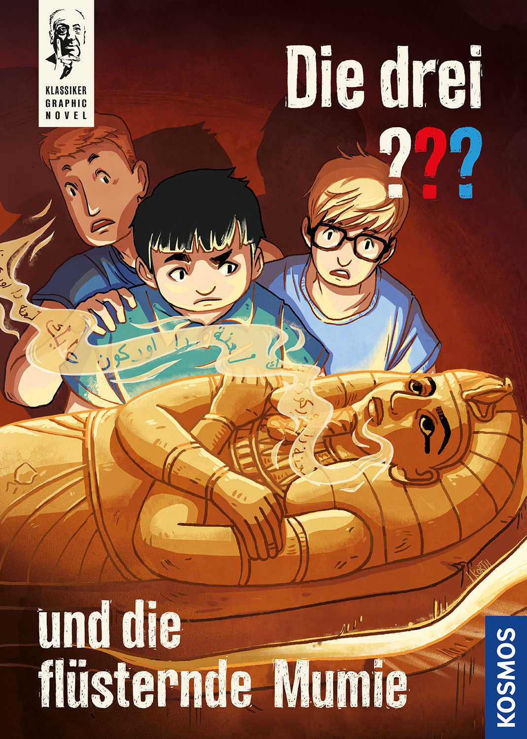 die-drei-fl-sternde-mumie-comic-retro-stil-korth image 1