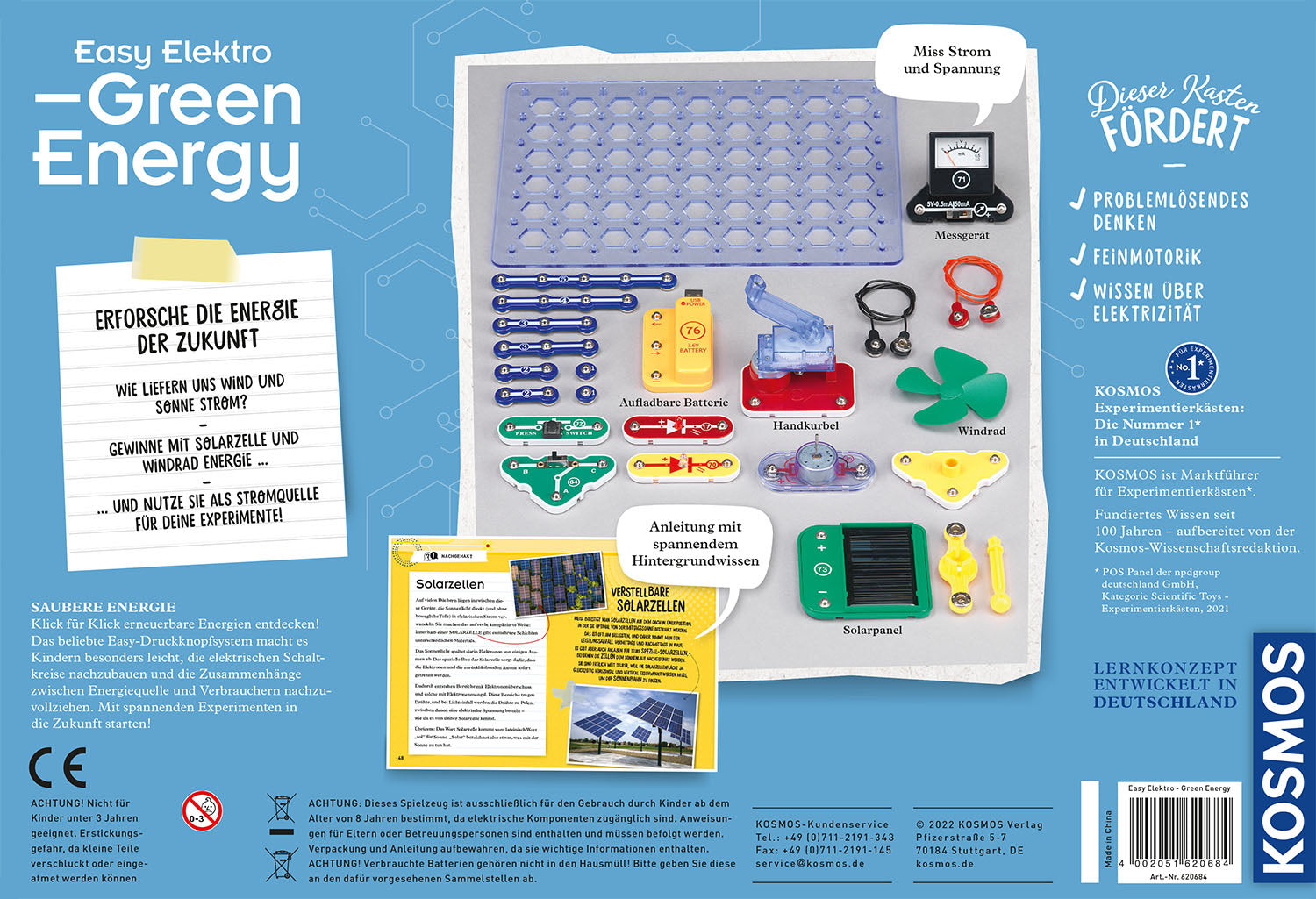 kosmos-easy-elektro-green-energy-experimentierkasten-ab-8-jahre image 2