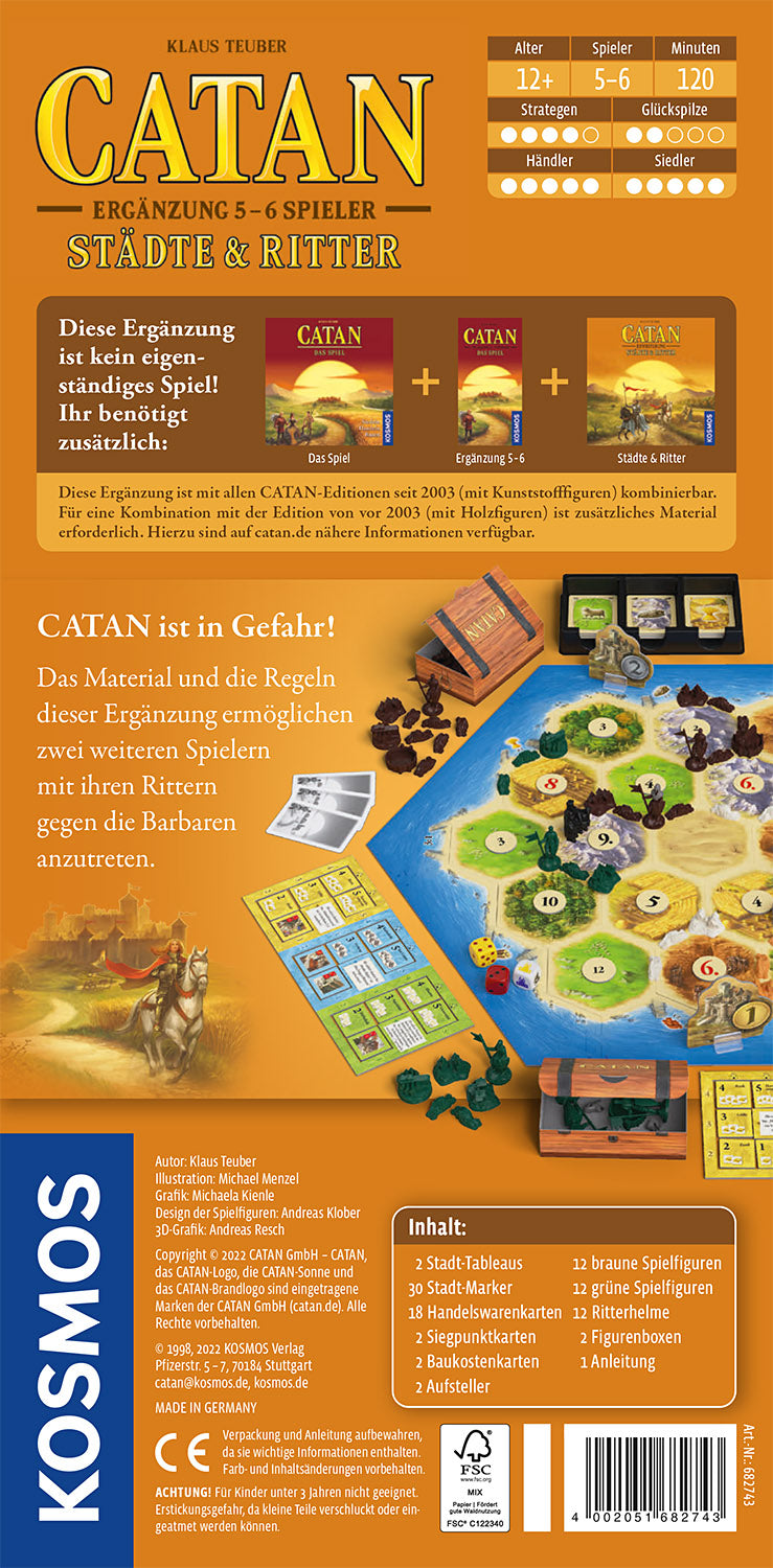 catan-erg-nzung-5-6-spieler-st-dte-ritter-brettspiel image 2