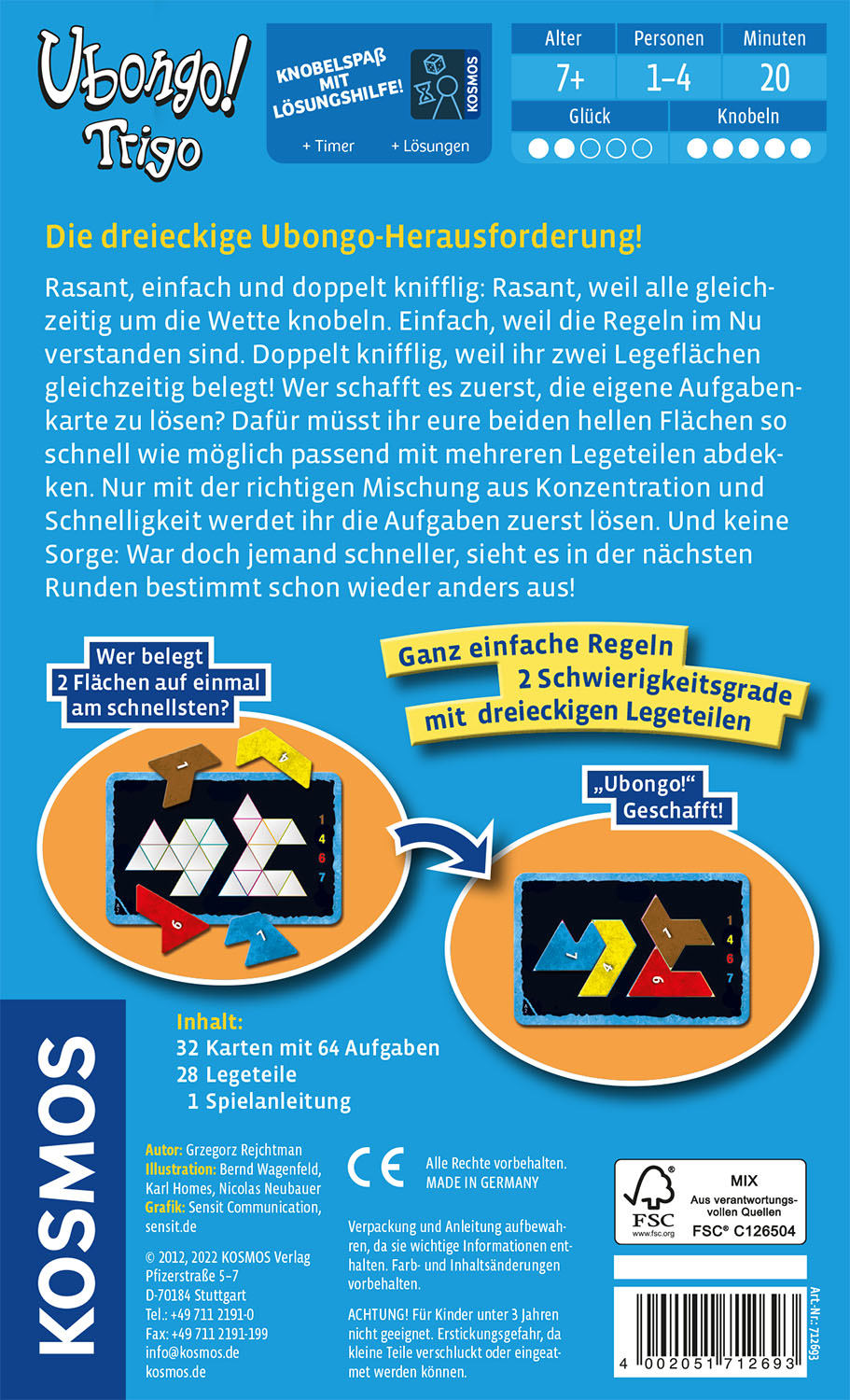 kosmos-ubongo-trigo-mitbringspiel-dreieckig-1-4-spieler image 2