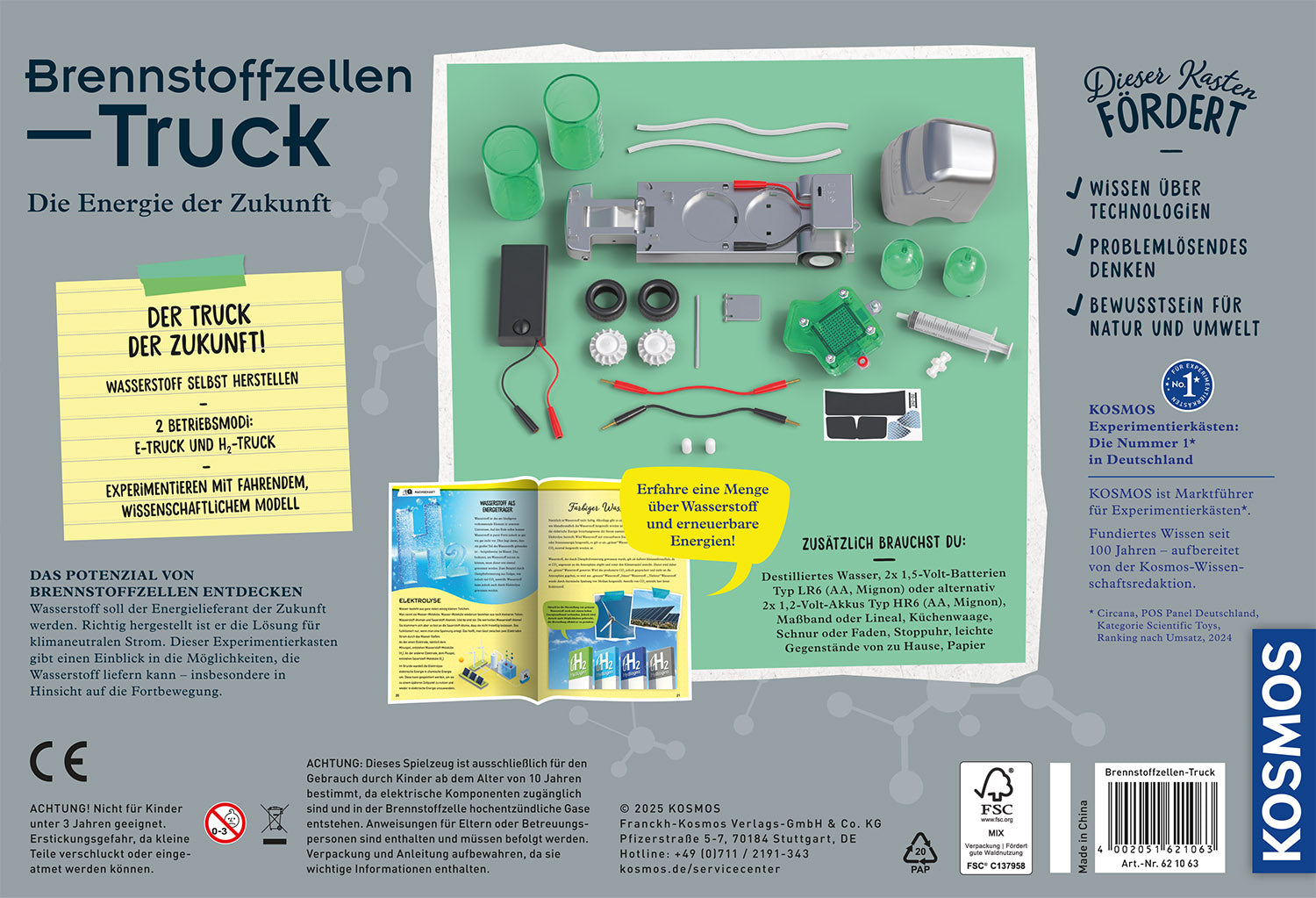 kosmos-brennstoffzellen-truck-experimentierkasten-2-in-1-2 image 2