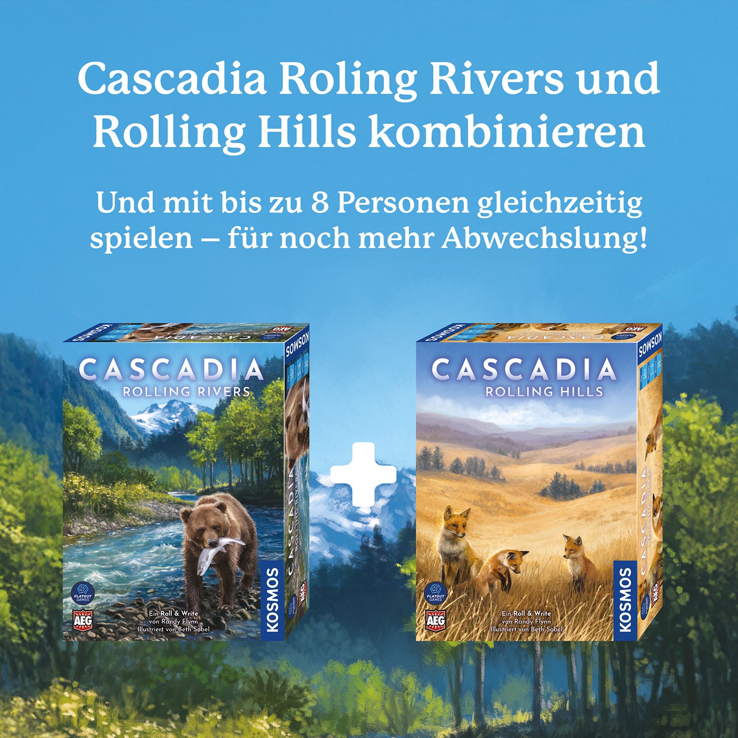 kosmos-cascadia-rolling-rivers-w-rfelspiel-1-4-personen image 6