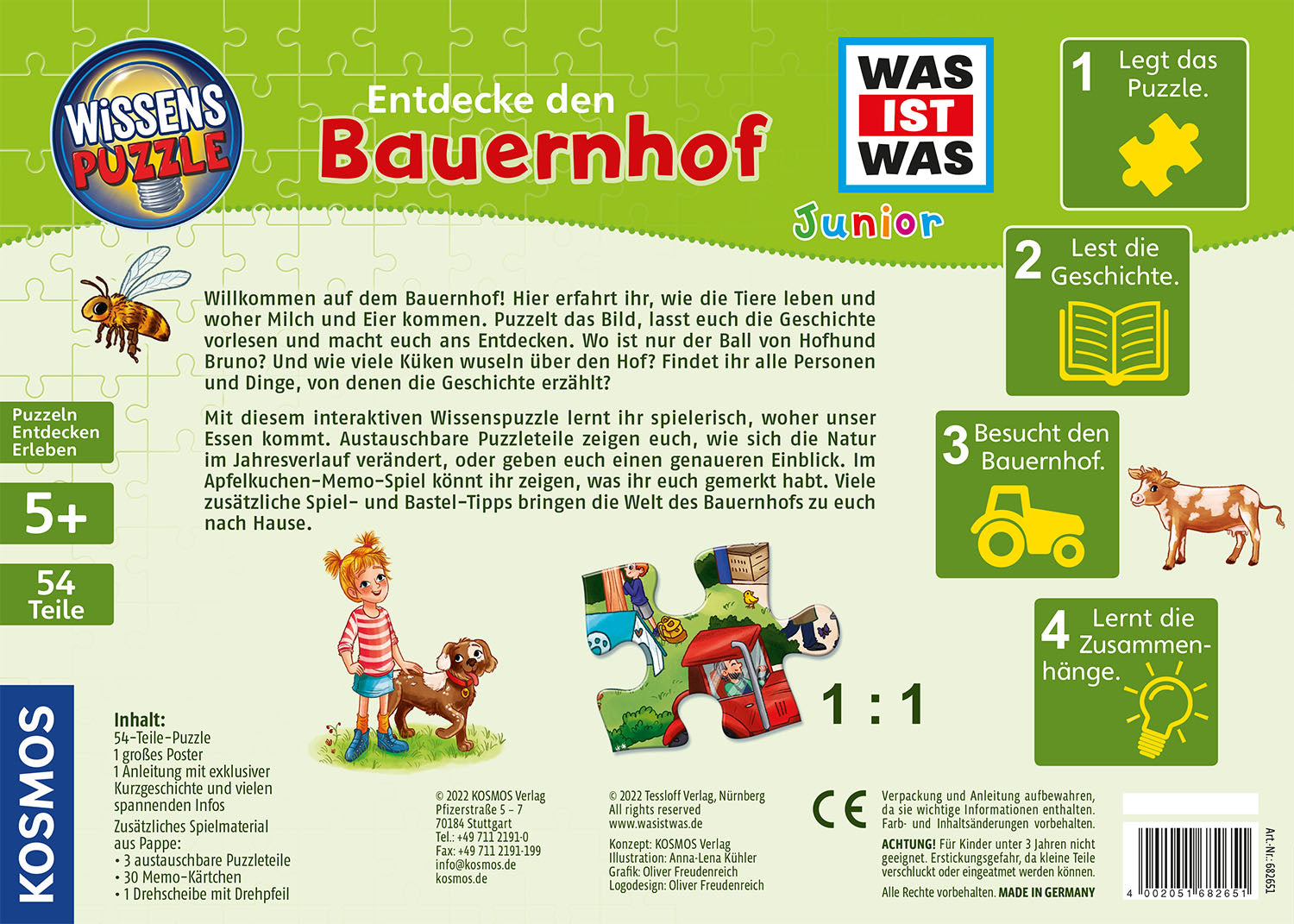 kosmos-was-ist-was-junior-bauernhof-wissenspuzzle-54-teile-2 image 2