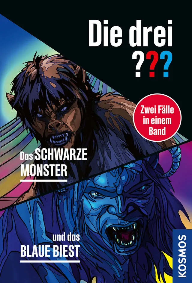 kosmos-die-drei-doppelband-kinderbuch-schwarzes-monster-blaues-biest image 1