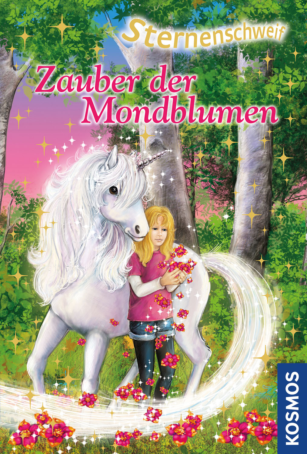 kosmos-sternenschweif-44-zauber-der-mondblumen-ebook-einhorn image 1