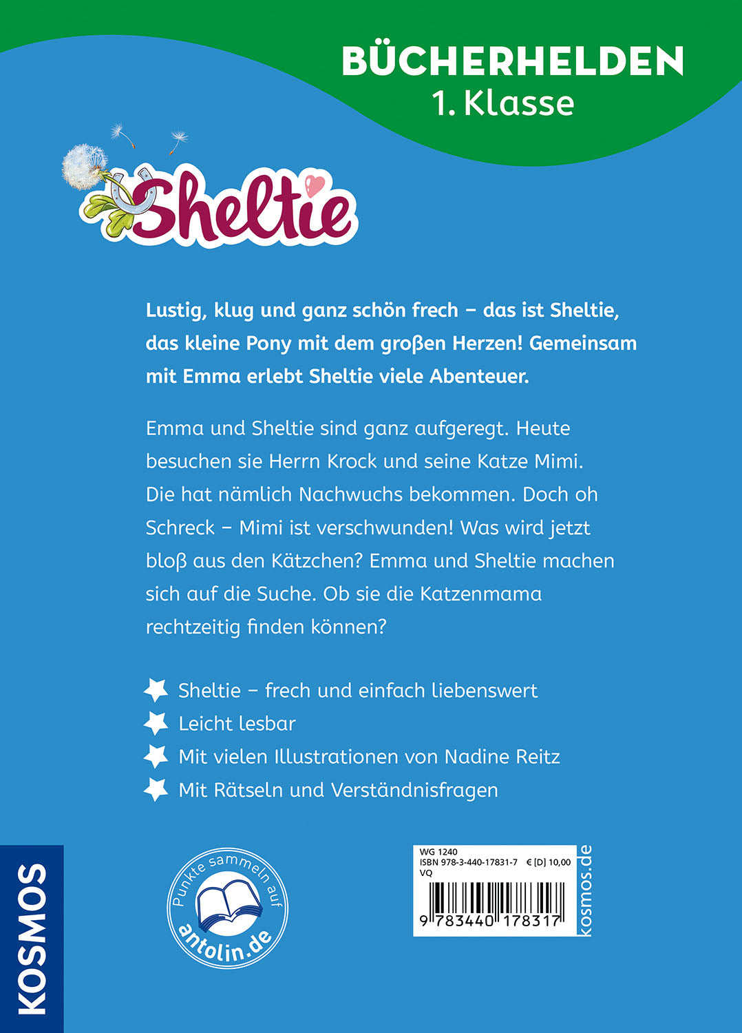 kosmos-sheltie-und-die-katzenbabys-b-cherhelden-1-klasse-buch image 2