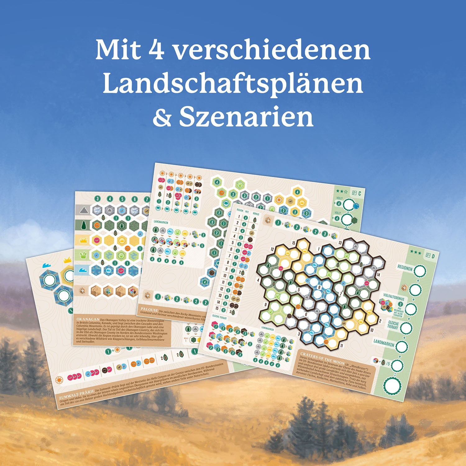 kosmos-cascadia-rolling-hills-roll-write-spiel-1-4-personen image 5