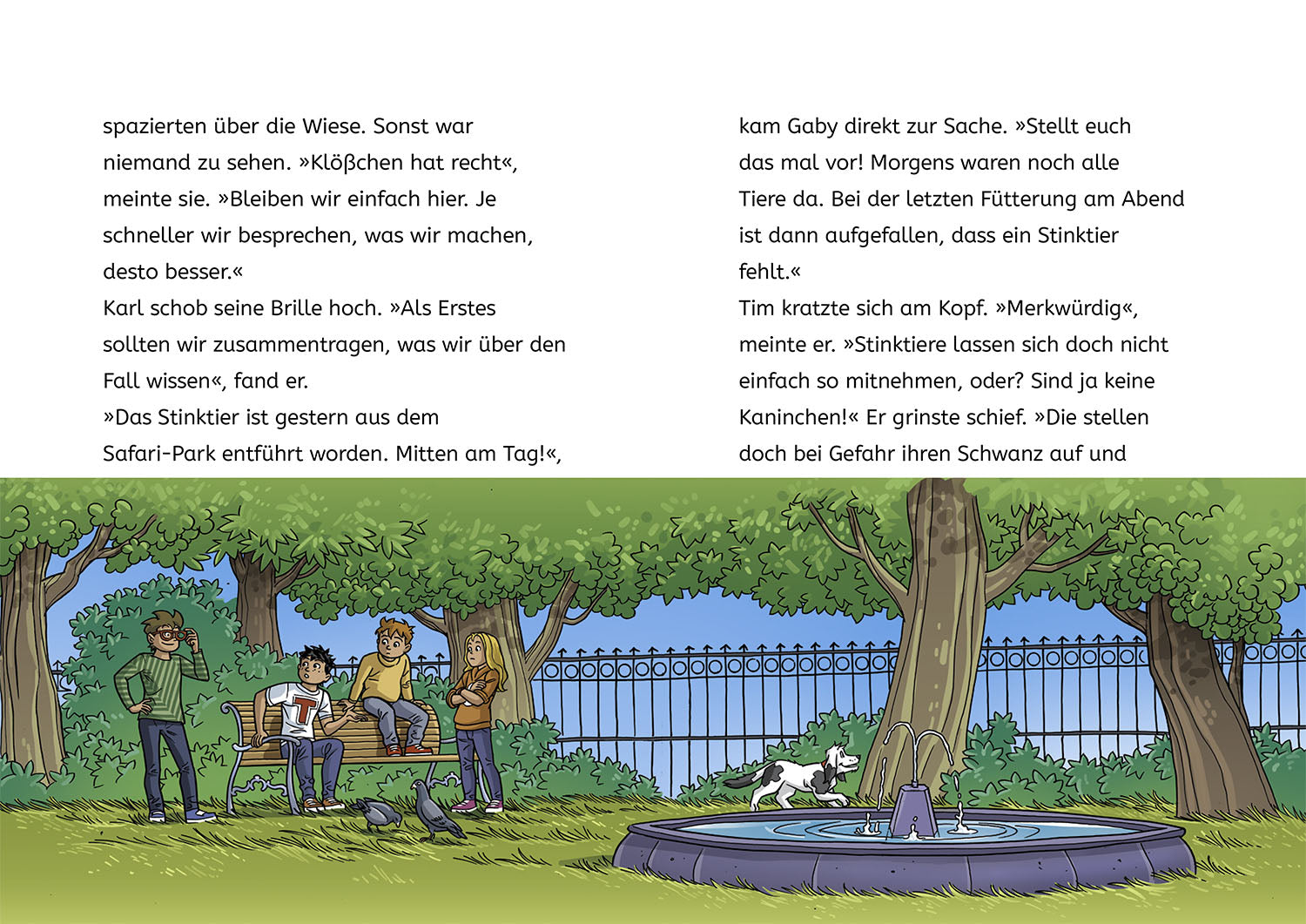 tkkg-junior-4-wildes-tierchaos-kinderbuch-mit-illustrationen image 3