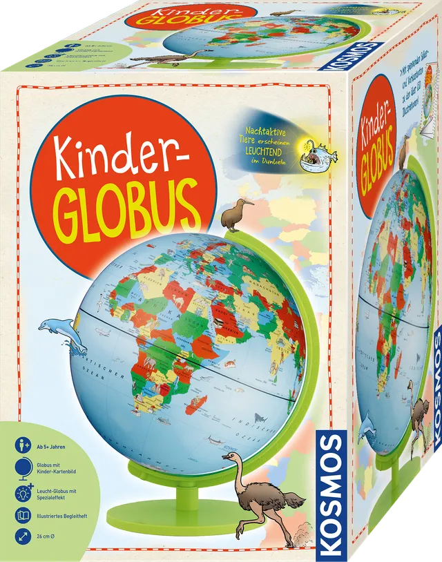 kosmos-kinder-globus-beleuchtet-26-cm-nachtmodus image 1