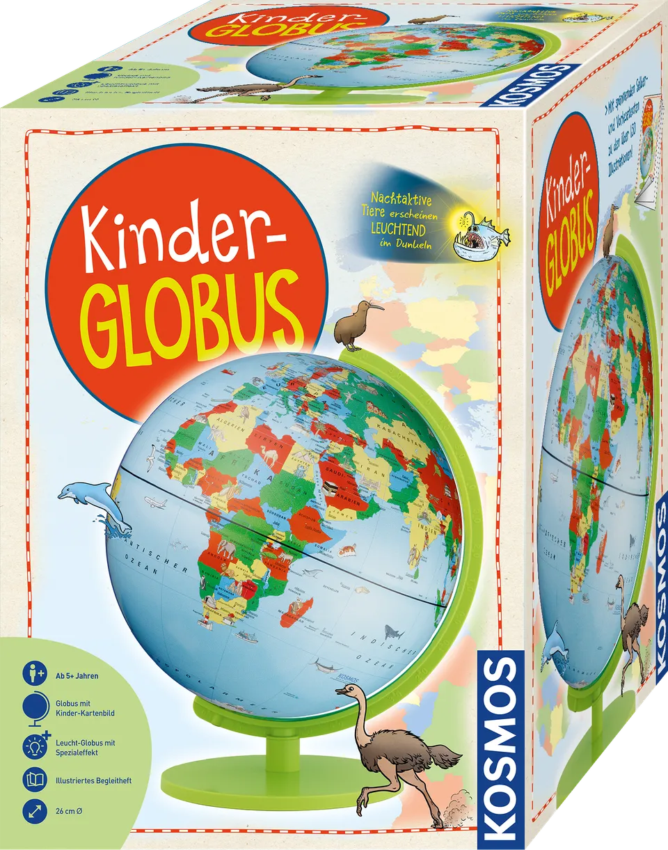 kosmos-kinder-globus-beleuchtet-26-cm-nachtmodus image 1
