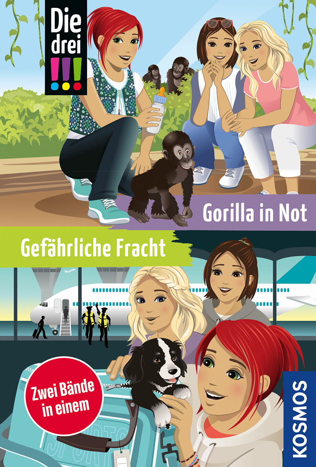 die-drei-gef-hrliche-fracht-gorilla-in-not-doppelband-buch image 1