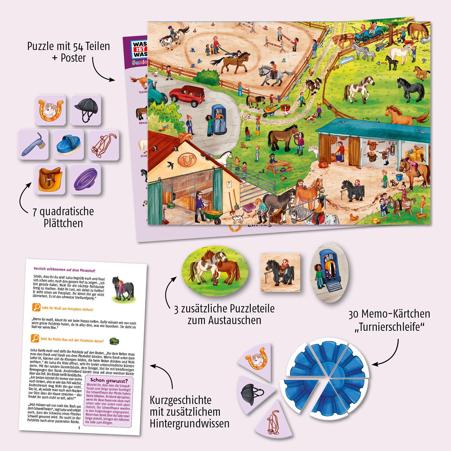 kosmos-was-ist-was-junior-entdecke-pferde-und-ponys-puzzle-54-teile-ab-5-j image 3