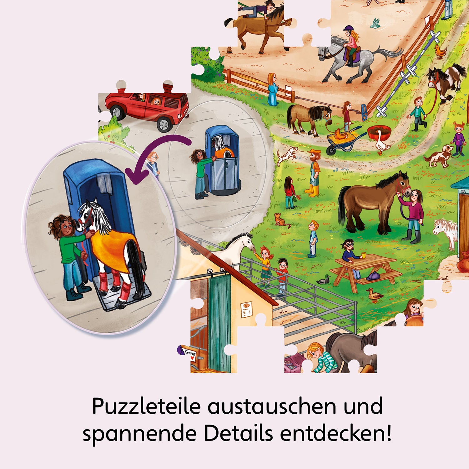 kosmos-was-ist-was-junior-entdecke-pferde-und-ponys-puzzle-54-teile-ab-5-j image 5
