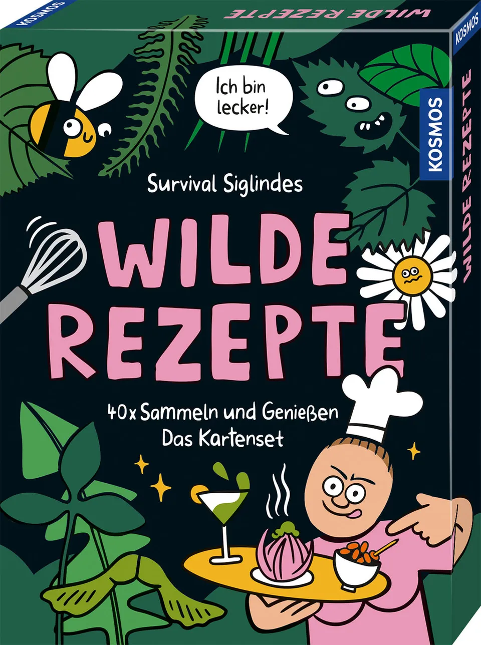 kosmos-wilde-rezepte-rezeptkarten-40-wildpflanzen-kartenset image 1