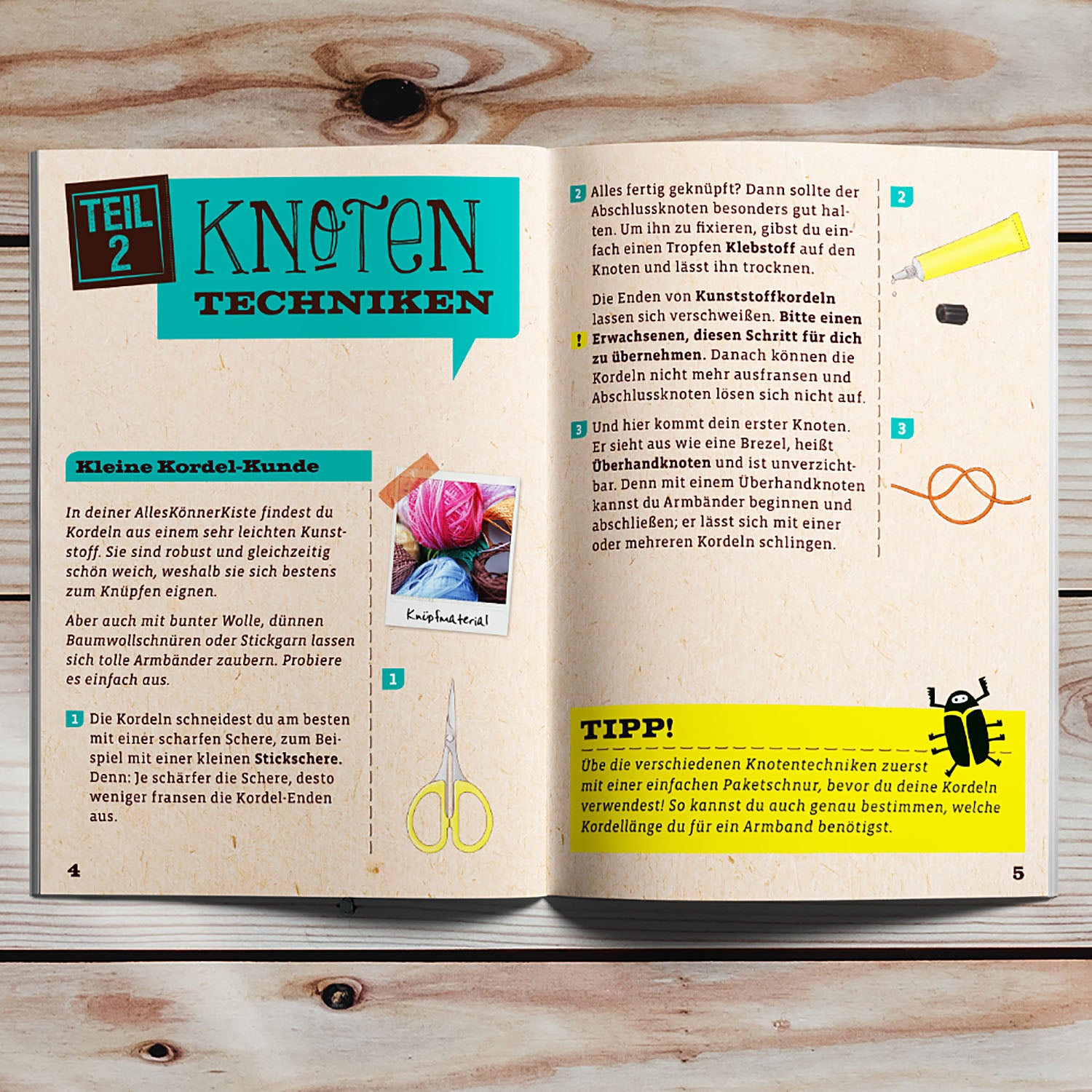 kosmos-experimentierk-sten-armb-nder-kn-pfen-bastelset-neon image 5