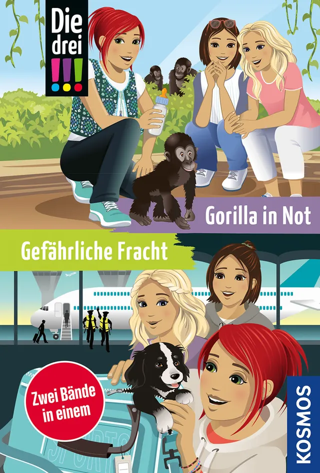 die-drei-gef-hrliche-fracht-gorilla-in-not-doppelband-buch image 1