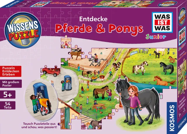 was-ist-was-junior-pferde-und-ponys-wissenspuzzle-kosmos image 1