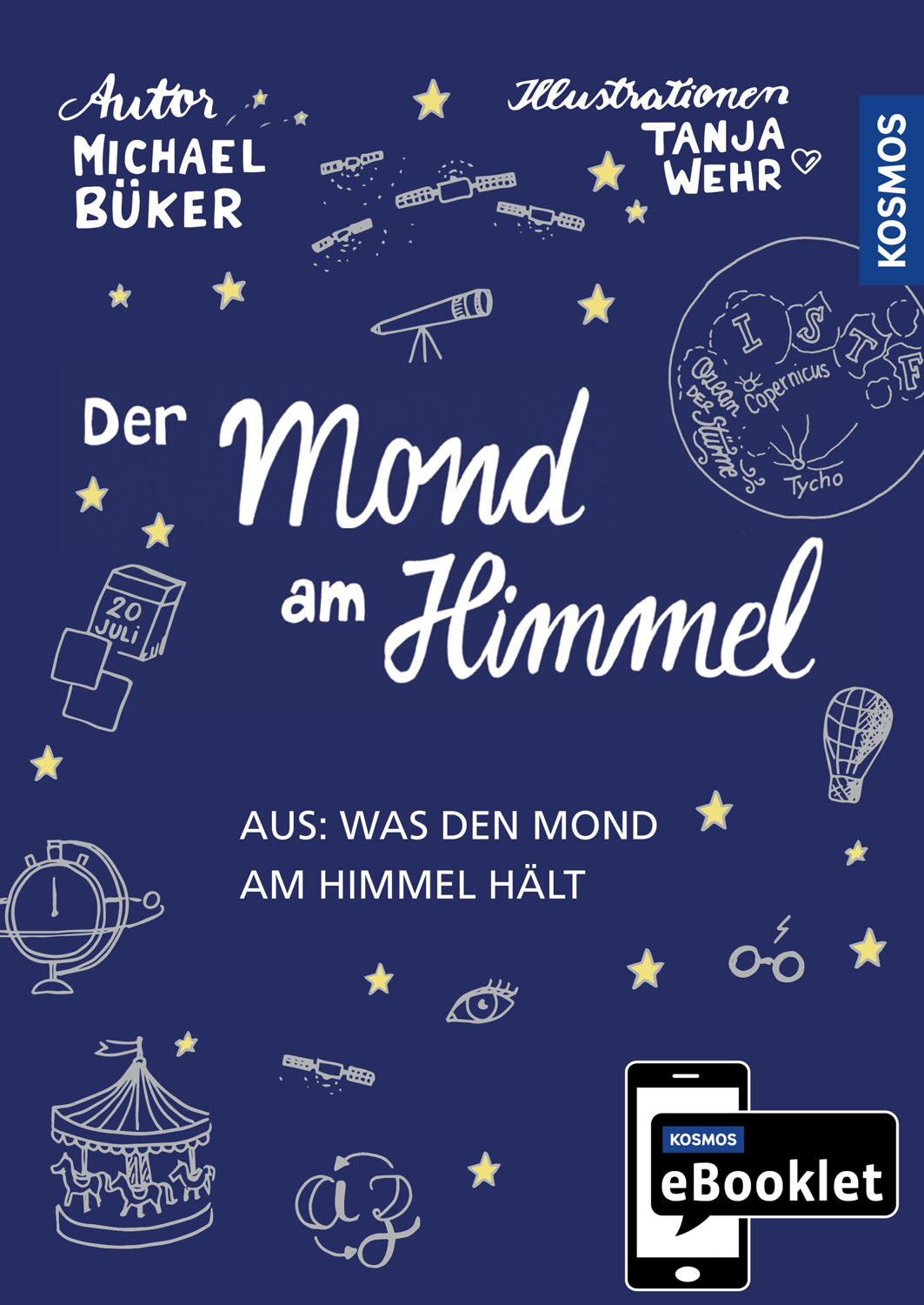 kosmos-ebooklet-der-mond-am-himmel-ebook-sketchnotes-sachbuch image 1