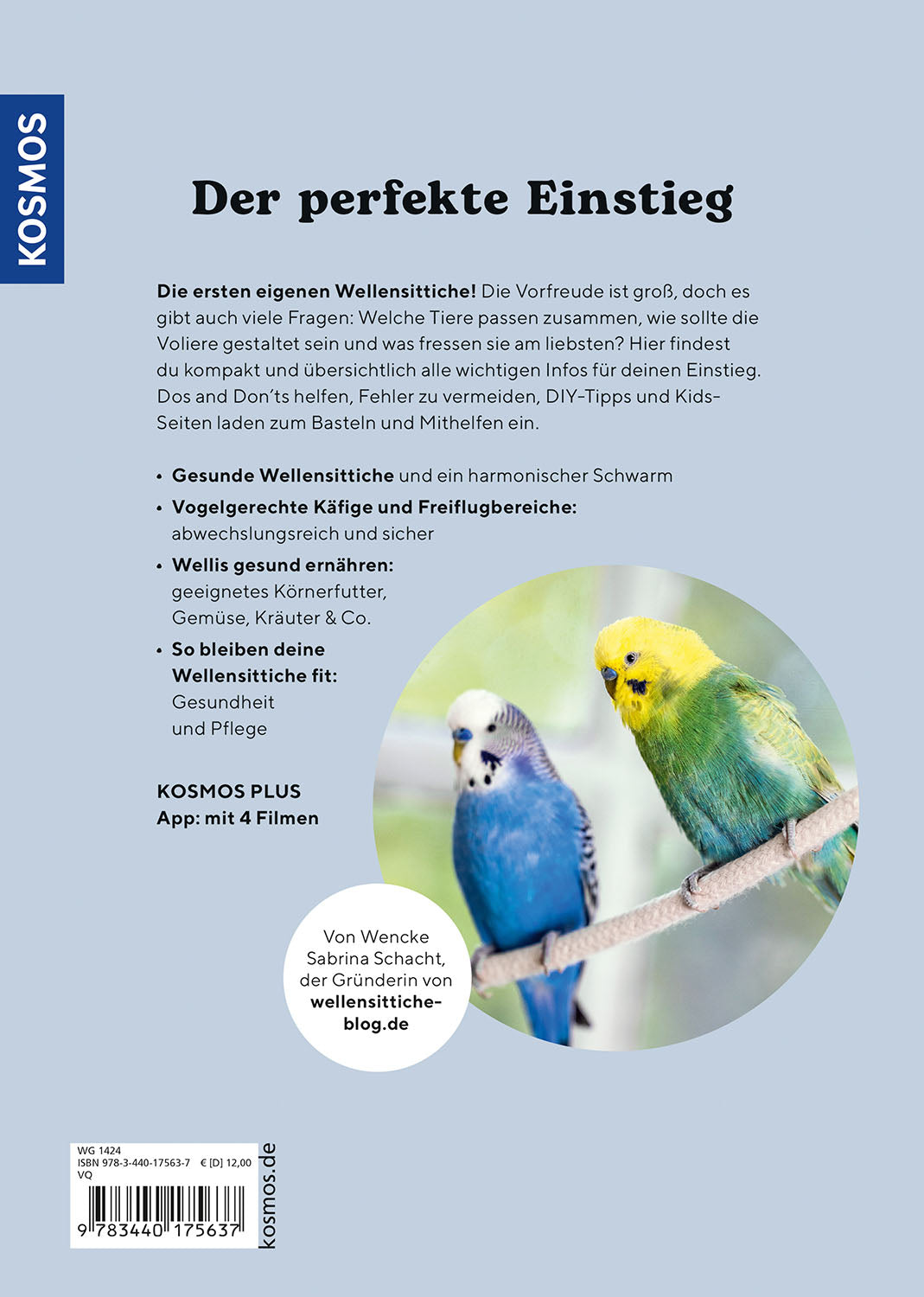 kosmos-wellensittiche-ratgeber-buch-haltung-f-tterung-voliere image 2