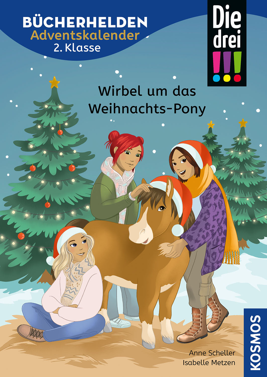 kosmos-die-drei-weihnachts-pony-adventskalender-buch image 1