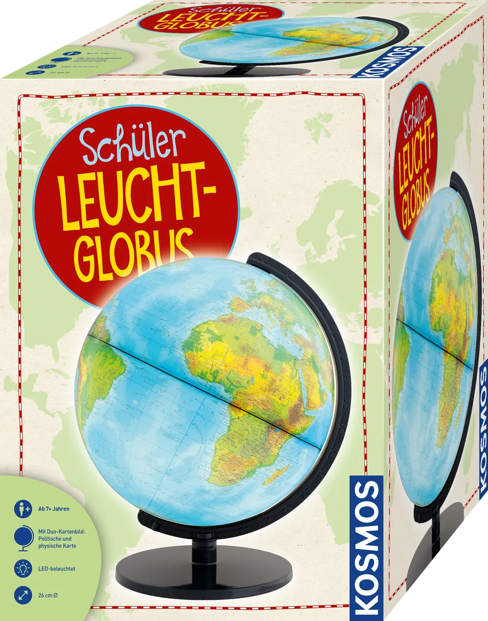 kosmos-sch-ler-leucht-globus-26-cm-physisch-aufgebaut image 1