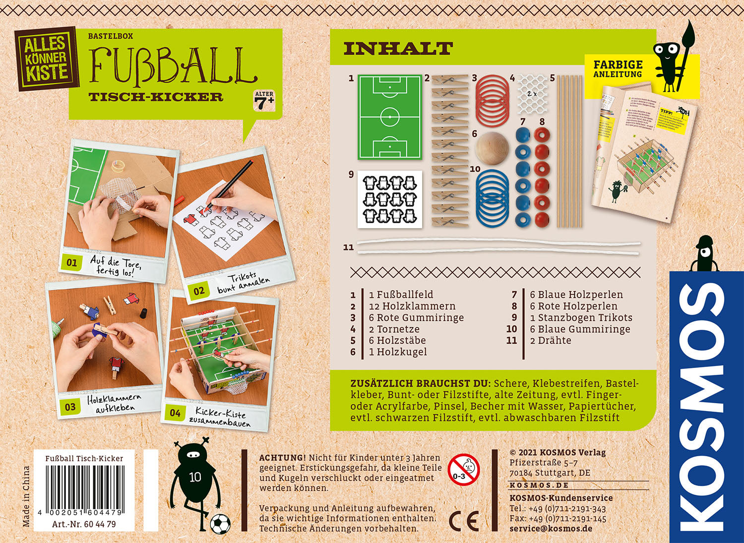 kosmos-fu-ball-tisch-kicker-bastelset-experimentierkasten-ab-8 image 2