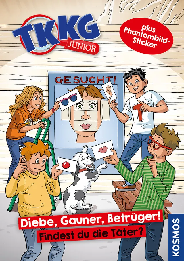 tkkg-junior-diebe-gauner-betr-ger-kinderkrimi-mit-stickern image 1