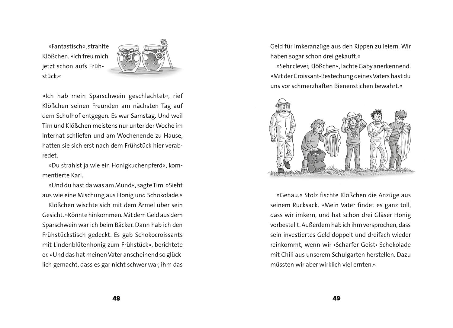 tkkg-junior-19-die-honigfalle-kosmos-kinderbuch-bienen-fall-ab-8 image 4