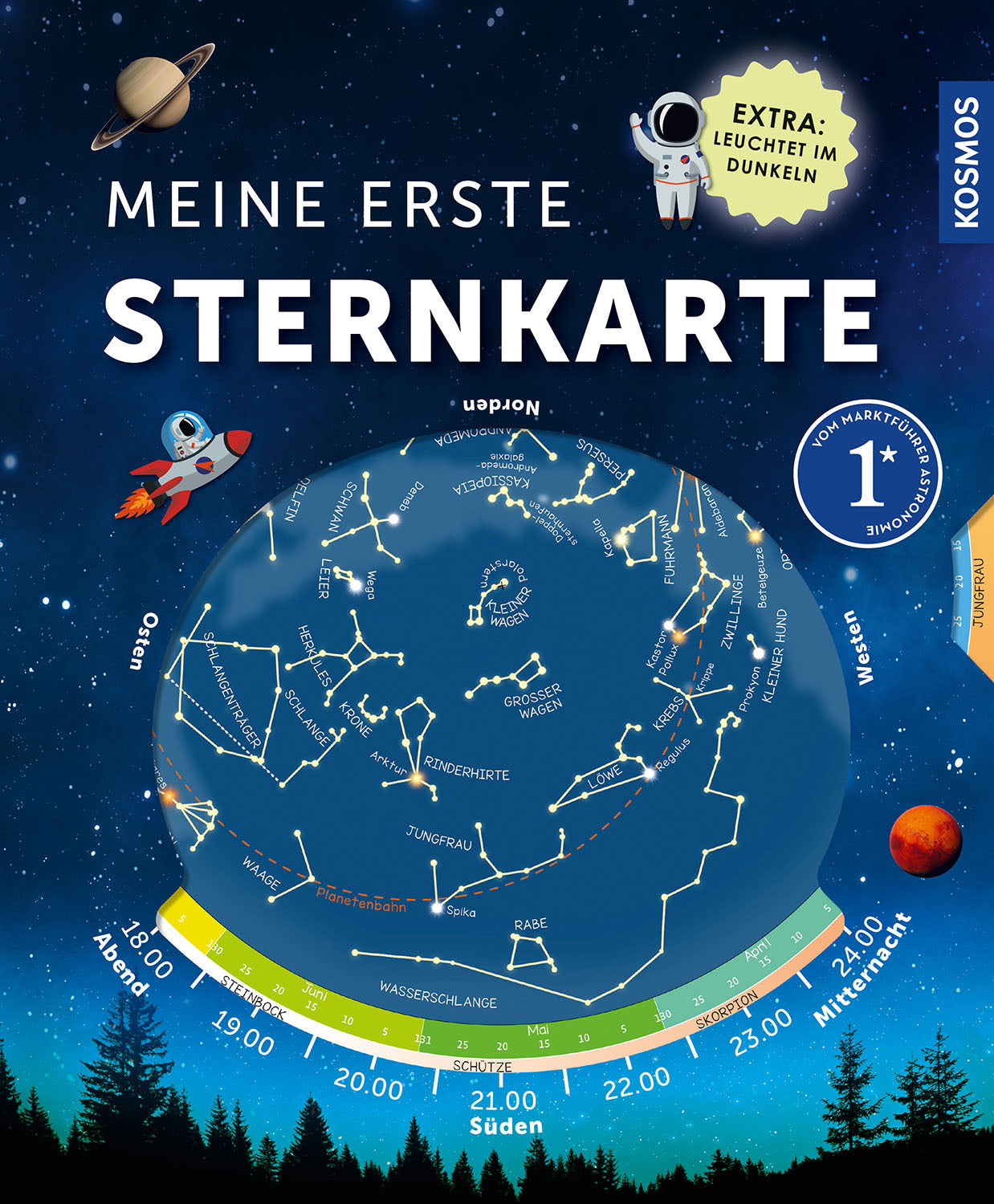 kosmos-meine-erste-sternkarte-drehbare-sternkarte-ab-8-jahre image 1