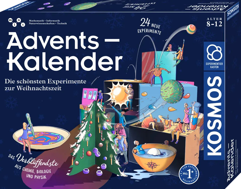 kosmos-adventskalender-die-sch-nsten-experimente-zur-weihnachtszeit-set image 1