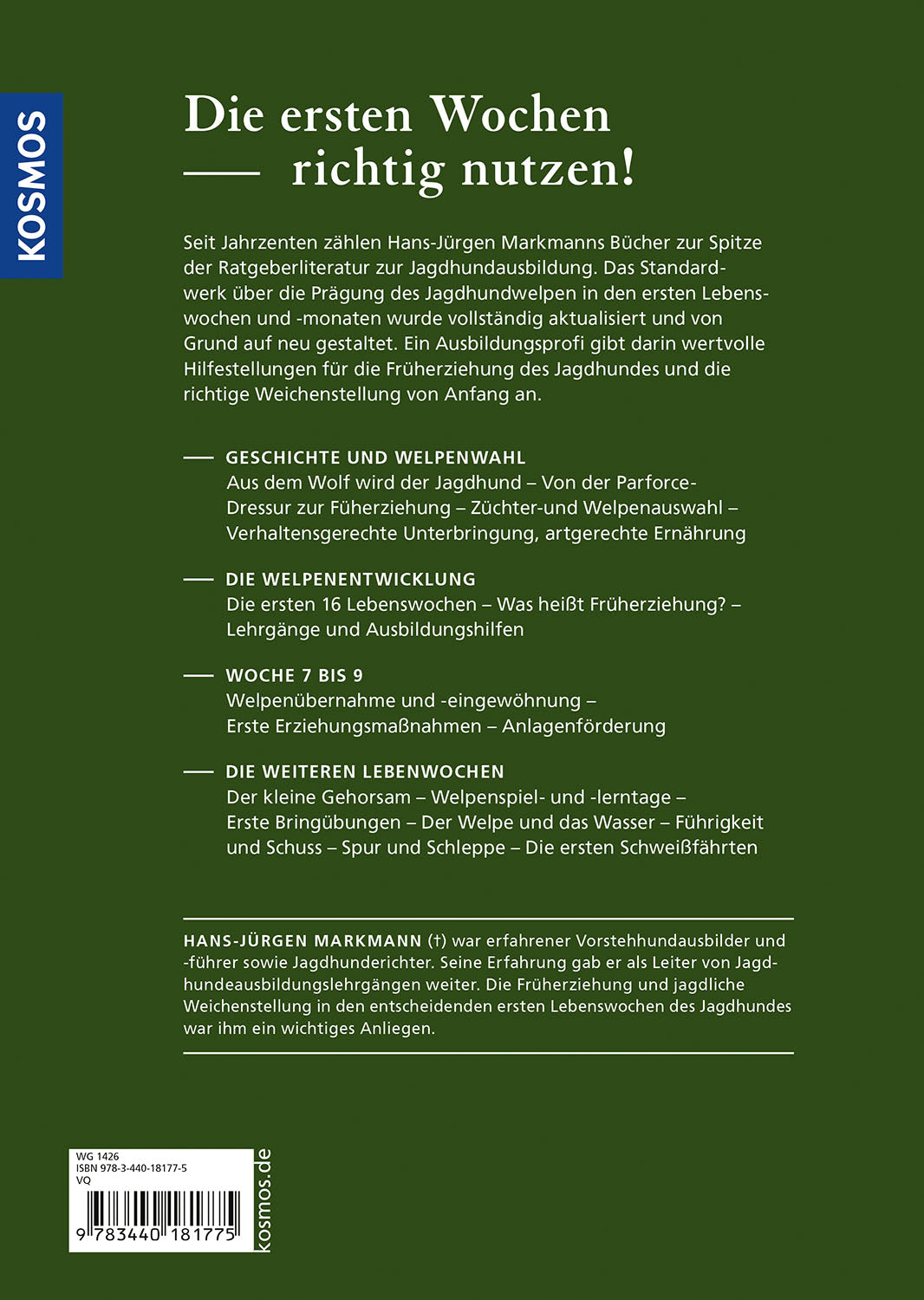 kosmos-der-jagdhundwelpe-buch-fr-herziehung-jagd image 2