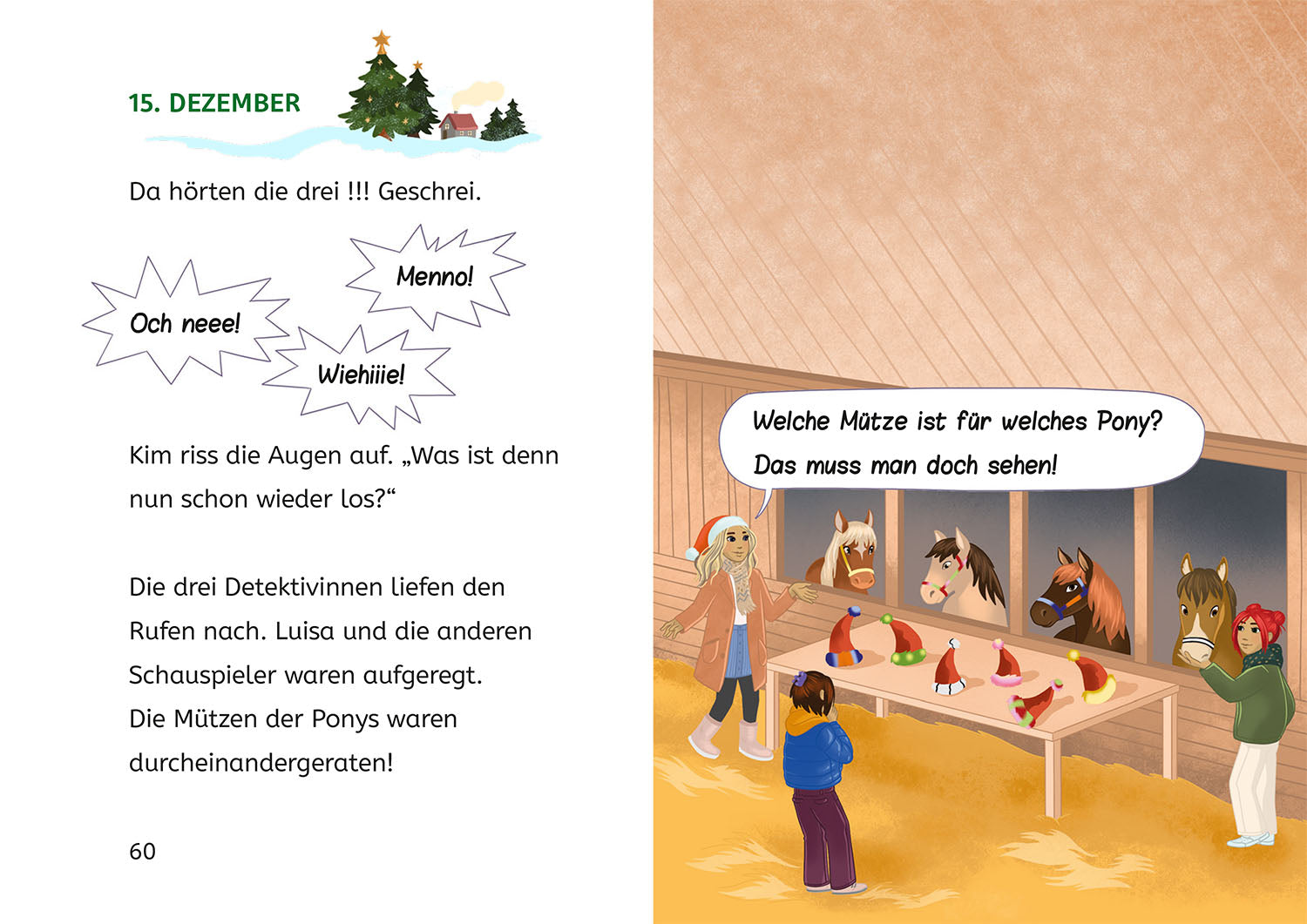 kosmos-die-drei-wirbel-um-das-weihnachts-pony-adventskalenderbuch image 5