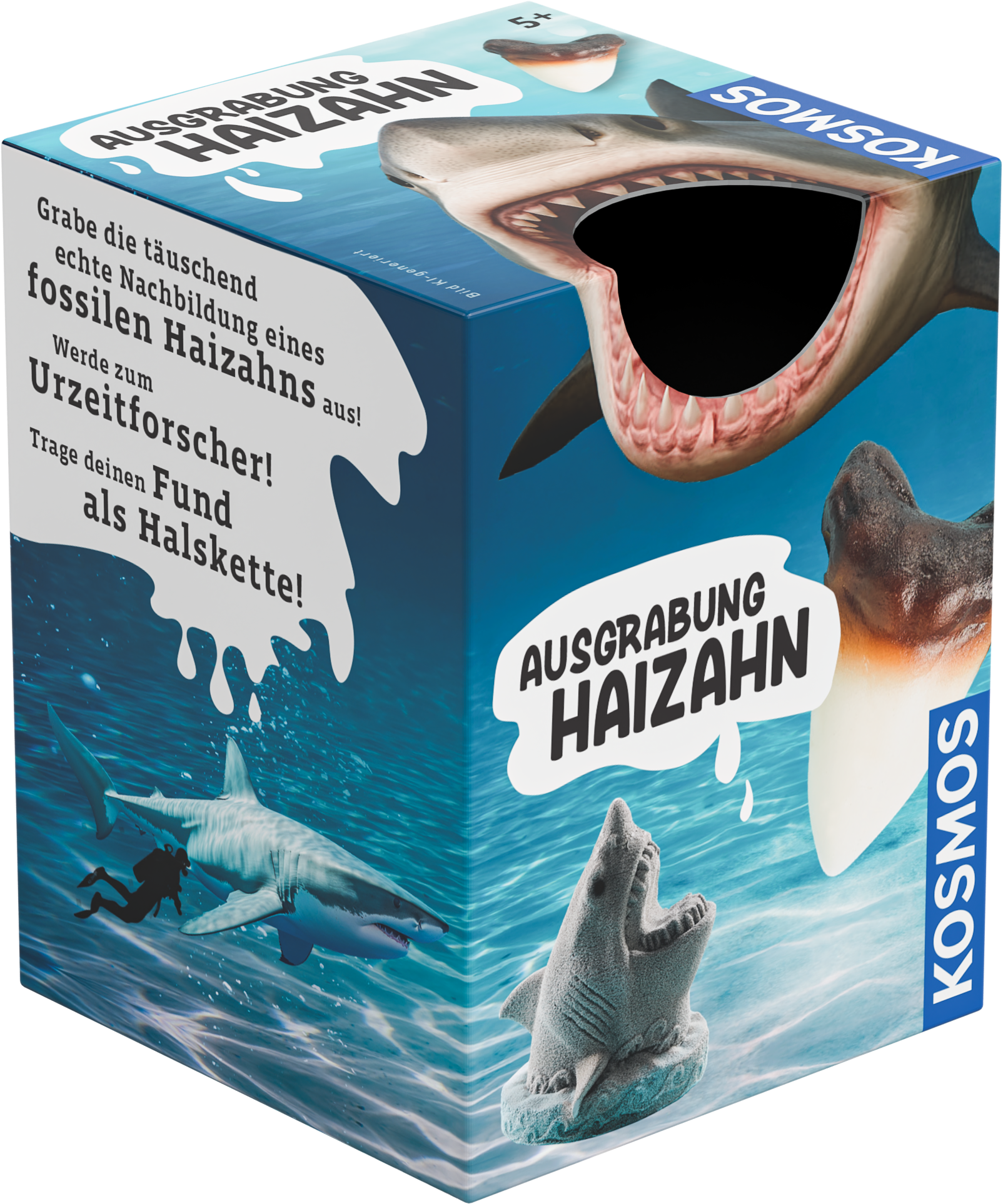die-zauberkicker-ausgrabung-haizahn-experimentierkasten-kette-ab-7-jahren image 1