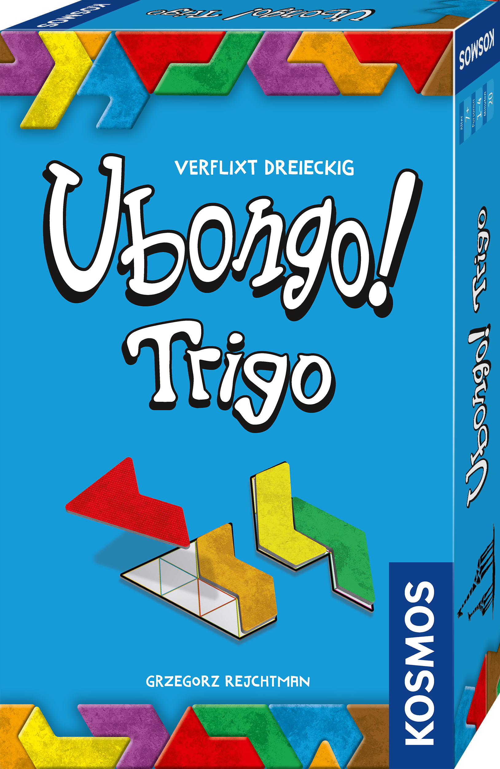 ubongo-trigo-mitbringspiel-puzzle-legespiel-1-4-spieler-dreieck image 1